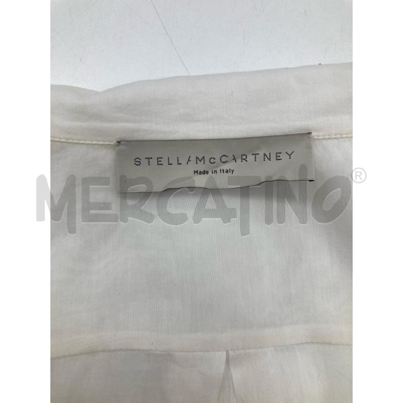 CAMICIA DONNA STELLA MCCARTNEY BIANCA RICAMO MISTO SETA DIFETTO | Mercatino dell'Usato Gazzada schianno 3