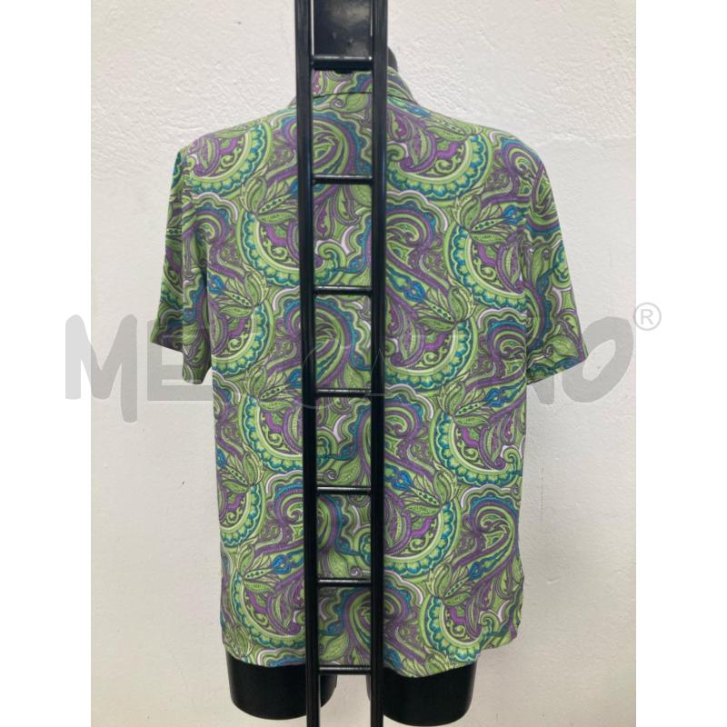CAMICIA DONNA WFST MISTO SETA PAISLEY VERDE LILLA | Mercatino dell'Usato Gazzada schianno 2