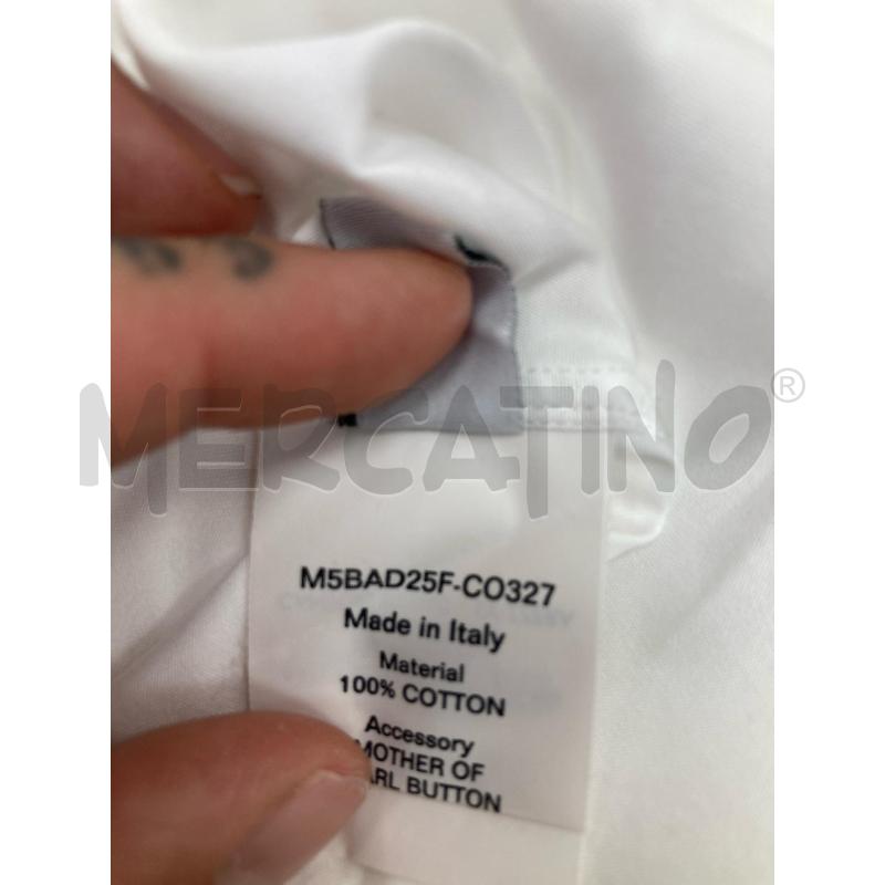 CAMICIA UOMO BALLY BIANCA  | Mercatino dell'Usato Gazzada schianno 5