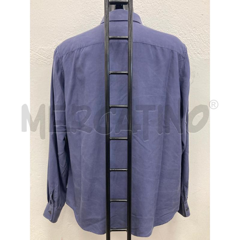 CAMICIA UOMO BALLY SETA BLU | Mercatino dell'Usato Gazzada schianno 2