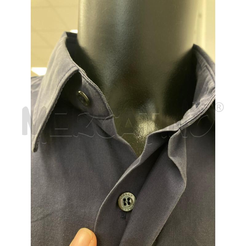 CAMICIA UOMO BALLY SETA BLU | Mercatino dell'Usato Gazzada schianno 3