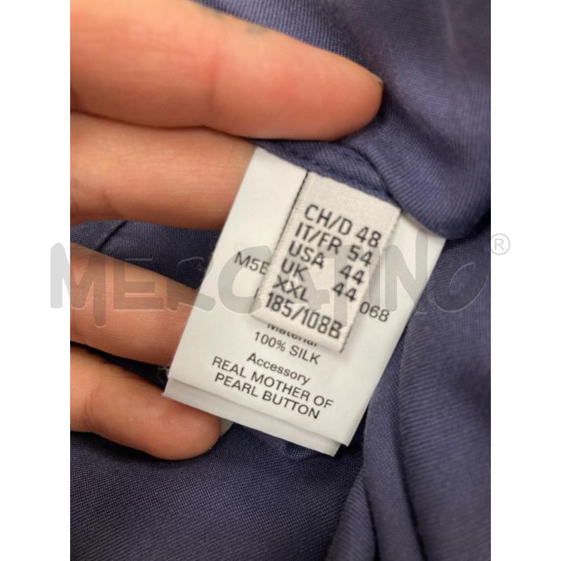 CAMICIA UOMO BALLY SETA BLU | Mercatino dell'Usato Gazzada schianno 5