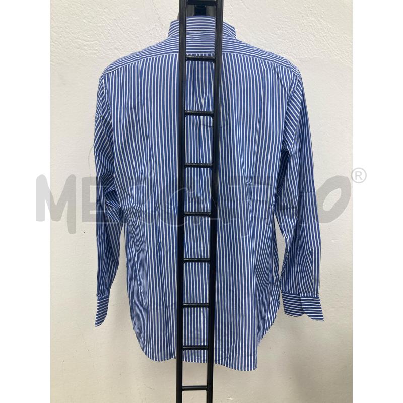 CAMICIA UOMO BOGGI BLU RIGHE BIANCHE | Mercatino dell'Usato Gazzada schianno 2