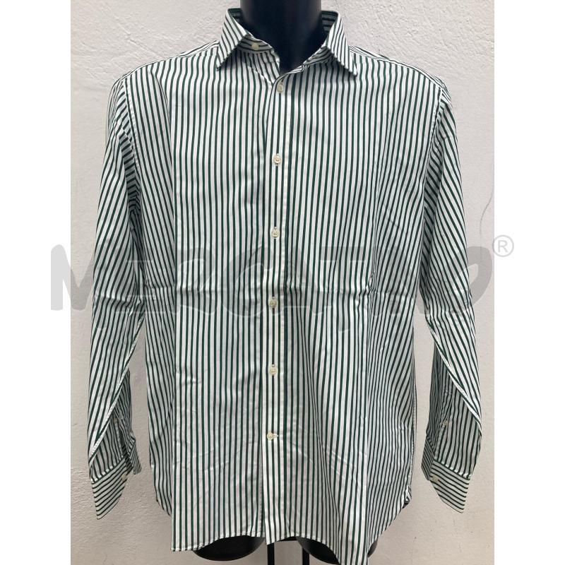 CAMICIA UOMO BOGGI RIGHE BIANCHE VERDI | Mercatino dell'Usato Gazzada schianno 1