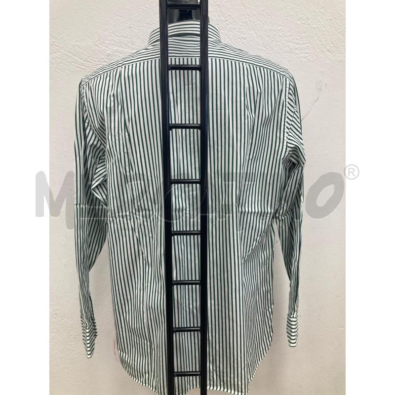 CAMICIA UOMO BOGGI RIGHE BIANCHE VERDI | Mercatino dell'Usato Gazzada schianno 2
