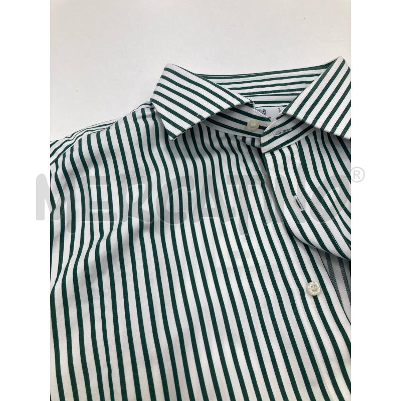 CAMICIA UOMO BOGGI RIGHE BIANCHE VERDI | Mercatino dell'Usato Gazzada schianno 4
