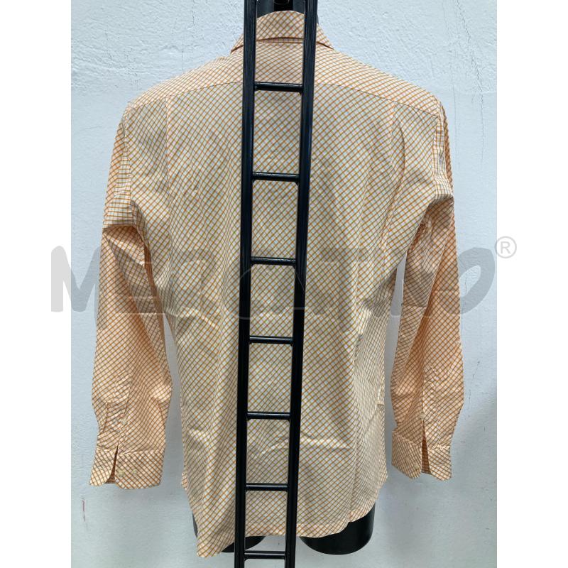 CAMICIA UOMO BOSS QUADRETTI ARANCIONI | Mercatino dell'Usato Gazzada schianno 3