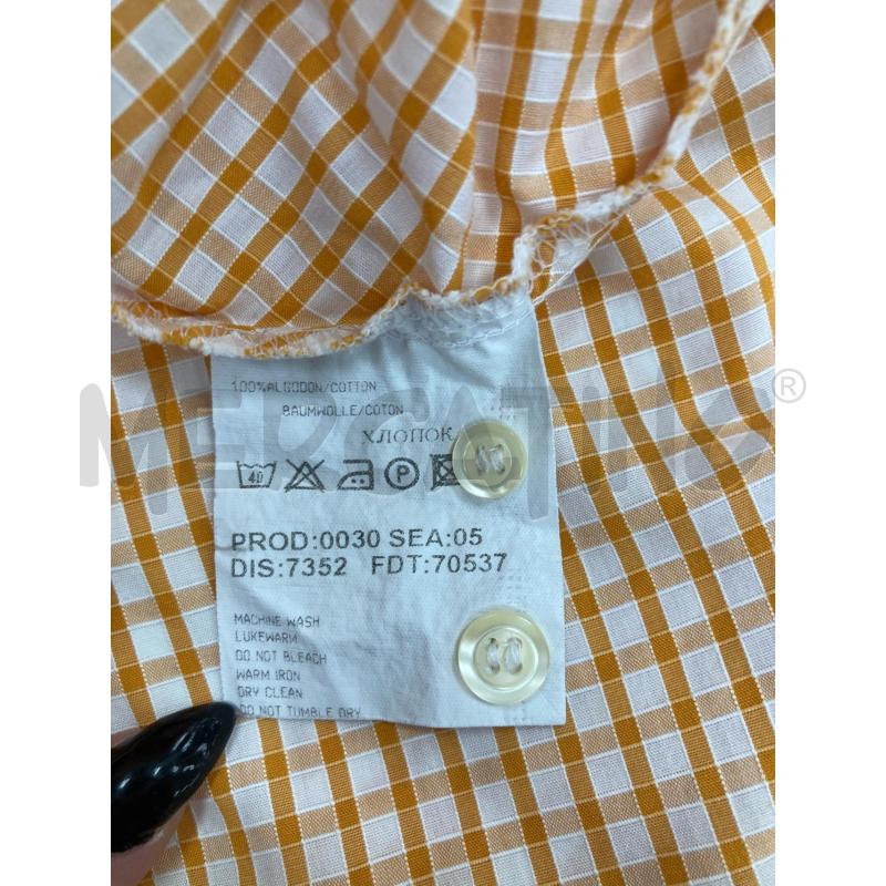 CAMICIA UOMO BOSS QUADRETTI ARANCIONI | Mercatino dell'Usato Gazzada schianno 5