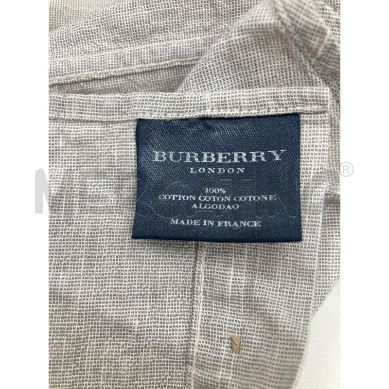 CAMICIA UOMO BURBERRY GRIGIA | Mercatino dell'Usato Gazzada schianno 4