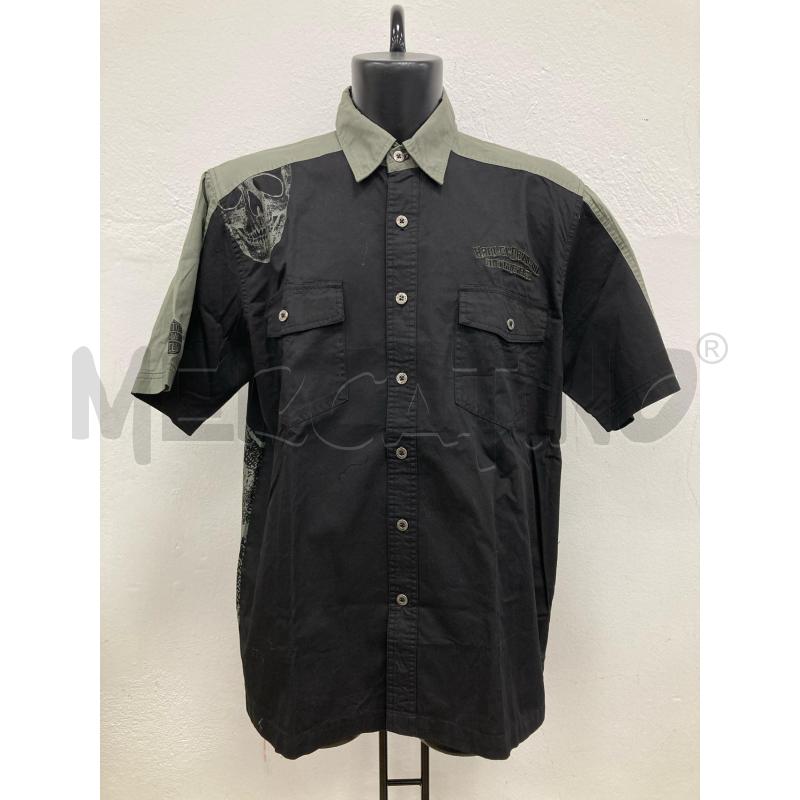 CAMICIA UOMO HARLEY DAVINDSON NERA GRIGIA | Mercatino dell'Usato Gazzada schianno 1