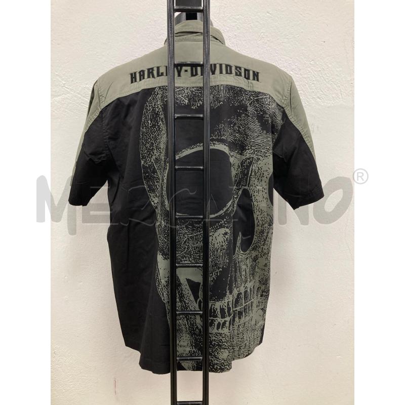 CAMICIA UOMO HARLEY DAVINDSON NERA GRIGIA | Mercatino dell'Usato Gazzada schianno 2