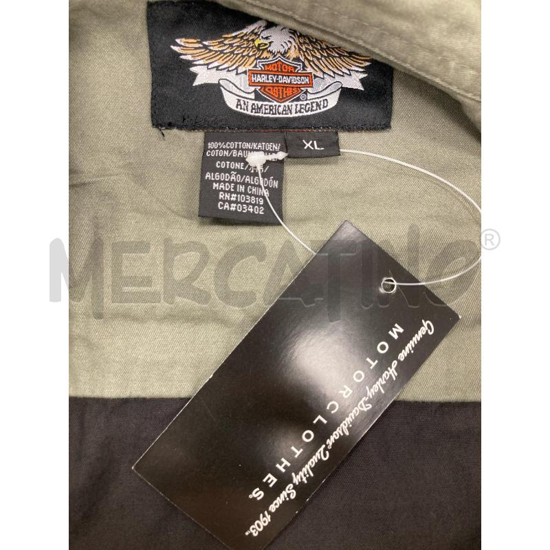 CAMICIA UOMO HARLEY DAVINDSON NERA GRIGIA | Mercatino dell'Usato Gazzada schianno 3