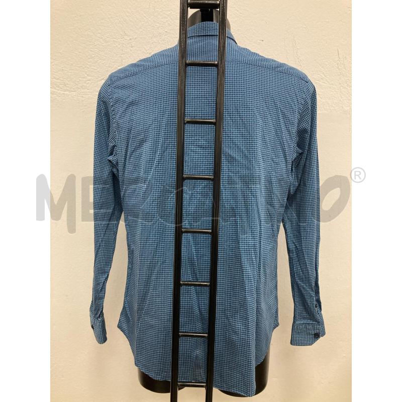 CAMICIA UOMO HARMONT&BLAINE NERA CERCHIETTI BLU BIANCHI | Mercatino dell'Usato Gazzada schianno 2