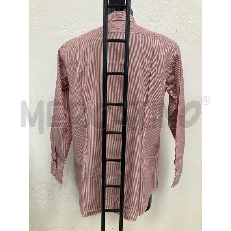 CAMICIA UOMO LACOSTE ROSSA RIGA BIANCA | Mercatino dell'Usato Gazzada schianno 2