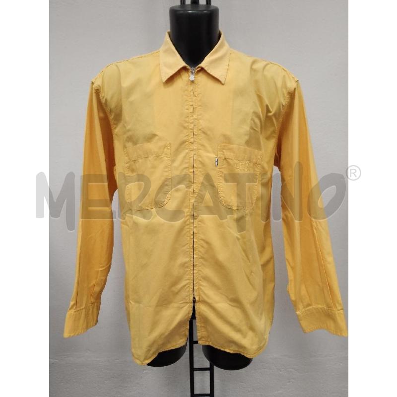 CAMICIA UOMO LEVIS GIALLA ZIP | Mercatino dell'Usato Gazzada schianno 1