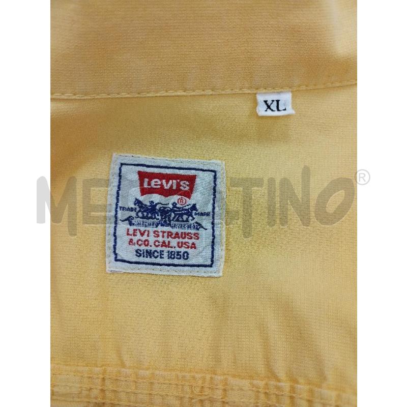 CAMICIA UOMO LEVIS GIALLA ZIP | Mercatino dell'Usato Gazzada schianno 4