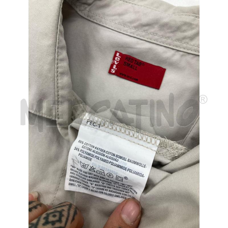 CAMICIA UOMO LEVIS GRIGIA | Mercatino dell'Usato Gazzada schianno 3