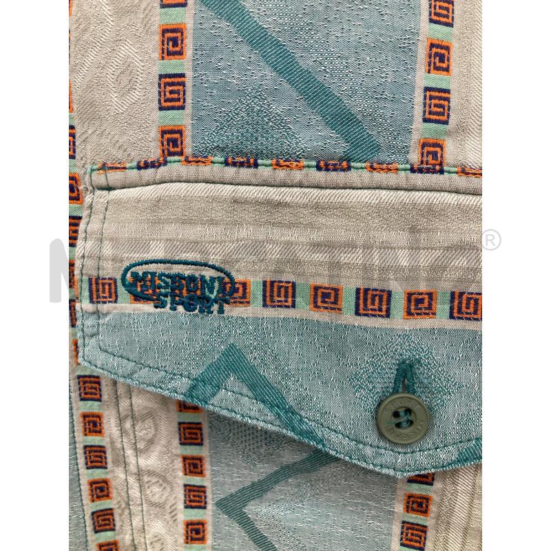 CAMICIA UOMO MISSONI SPORT AZZURRA DISEGNI ARANCIO | Mercatino dell'Usato Gazzada schianno 2
