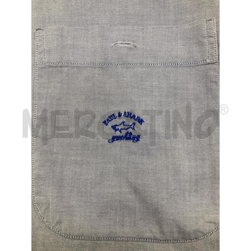 CAMICIA UOMO PAUL&SHARK AZZURRA MANICA CORTA | Mercatino dell'Usato Gazzada schianno 4