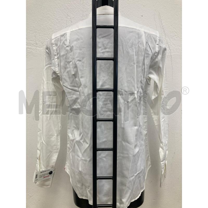 CAMICIA UOMO PIRELLI BIANCA LOGO BLU | Mercatino dell'Usato Gazzada schianno 2