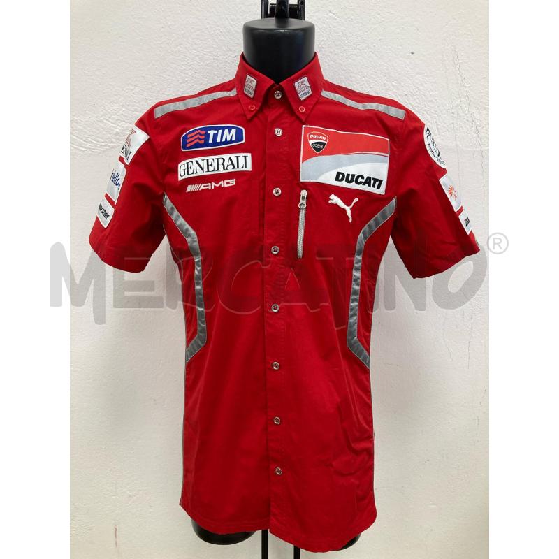 CAMICIA UOMO PUMA ROSSA LOGATA DUCATI | Mercatino dell'Usato Gazzada schianno 1