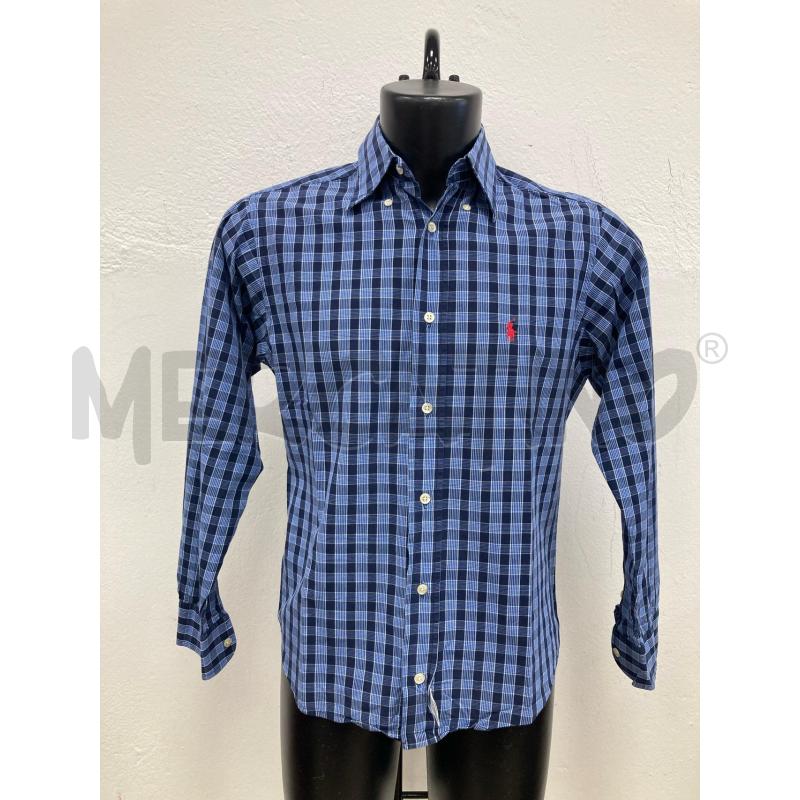 CAMICIA UOMO RALPH LAUREN QUADRI BLU AZZURRI | Mercatino dell'Usato Gazzada schianno 1