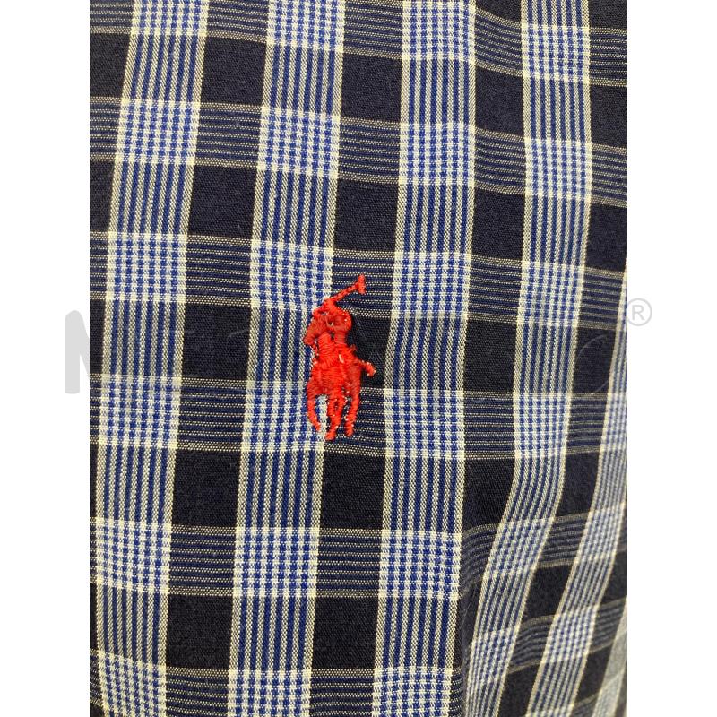 CAMICIA UOMO RALPH LAUREN QUADRI BLU AZZURRI | Mercatino dell'Usato Gazzada schianno 3