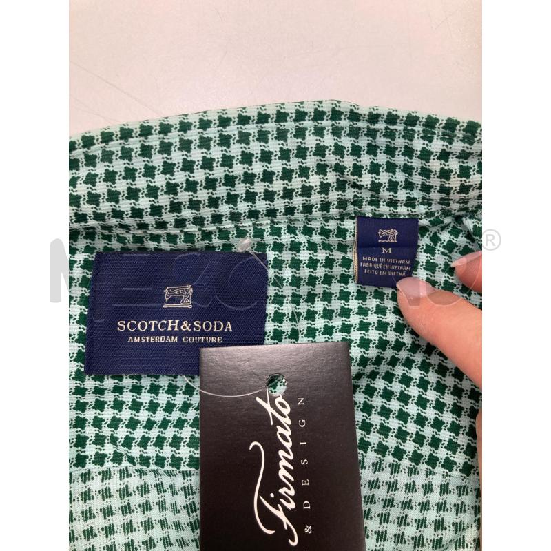 CAMICIA UOMO SCOTCH&SODA QUADRI AZZURRO VERDE | Mercatino dell'Usato Gazzada schianno 3