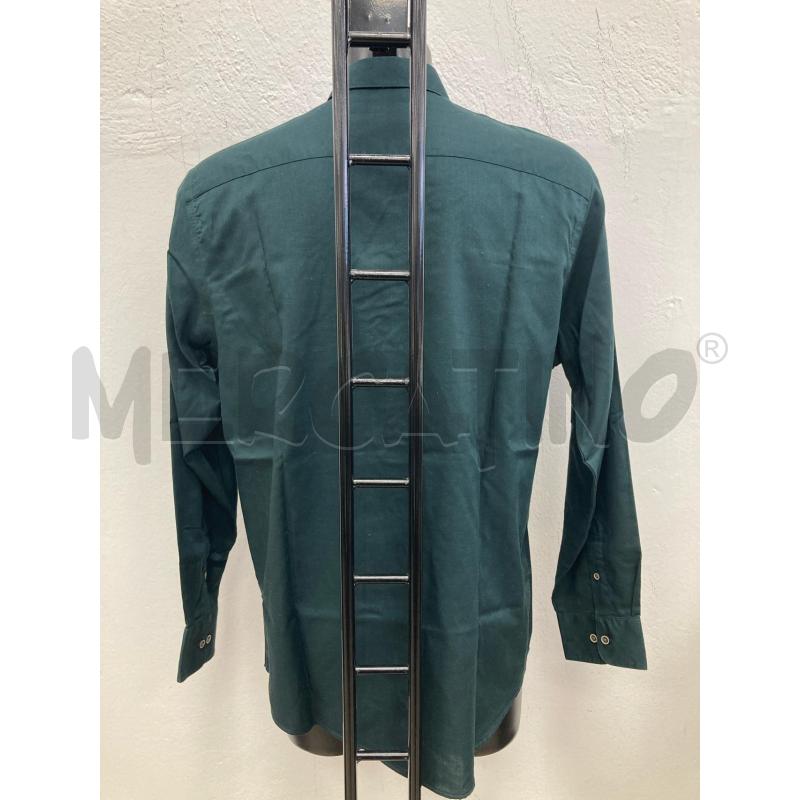 CAMICIA UOMO VANHEUSEN VERDE SCURO | Mercatino dell'Usato Gazzada schianno 2