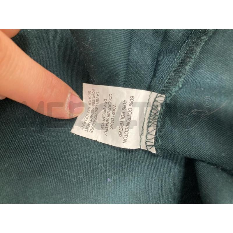 CAMICIA UOMO VANHEUSEN VERDE SCURO | Mercatino dell'Usato Gazzada schianno 4