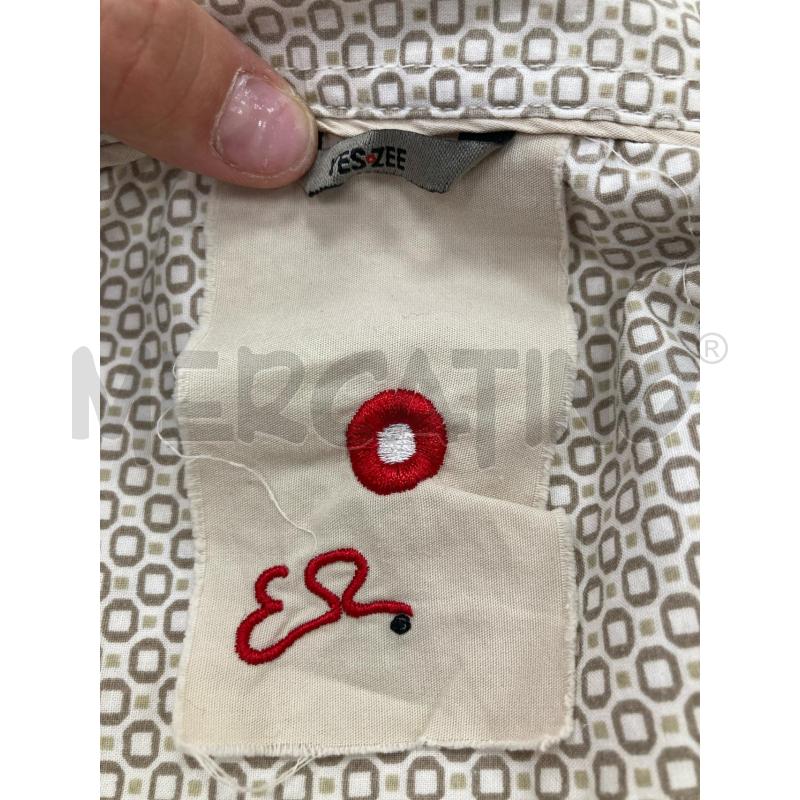 CAMICIA UOMO YESZEE BIANCA CERCHI TORTORA | Mercatino dell'Usato Gazzada schianno 3