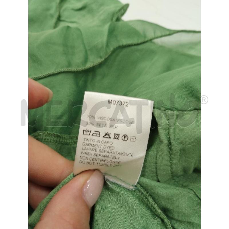 CANOTTA DONNA MANILA GRACE VERDE BALZE | Mercatino dell'Usato Gazzada schianno 5