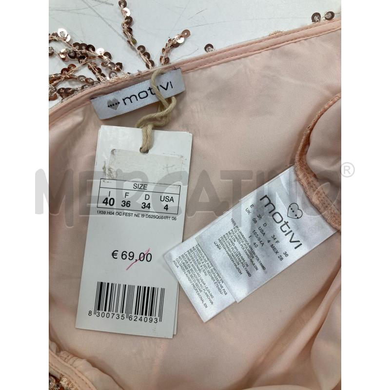 CANOTTA DONNA MOTIVI ROSA PAILLETTES CARTELLINO | Mercatino dell'Usato Gazzada schianno 3