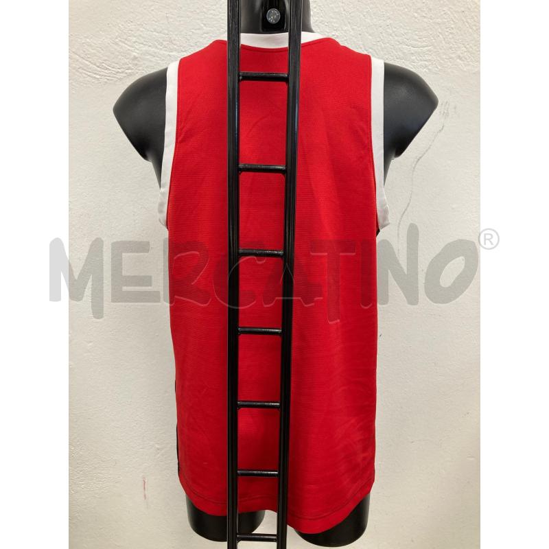 CANOTTA UOMO NIKE NERA ROSSA SCRITTA BIANCA | Mercatino dell'Usato Gazzada schianno 2