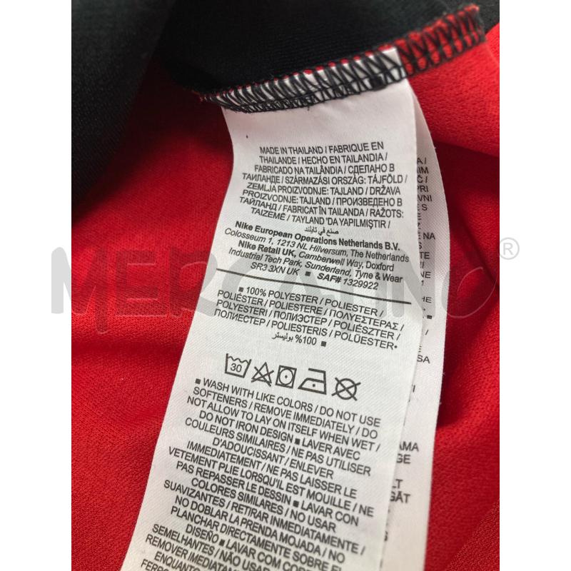 CANOTTA UOMO NIKE NERA ROSSA SCRITTA BIANCA | Mercatino dell'Usato Gazzada schianno 4
