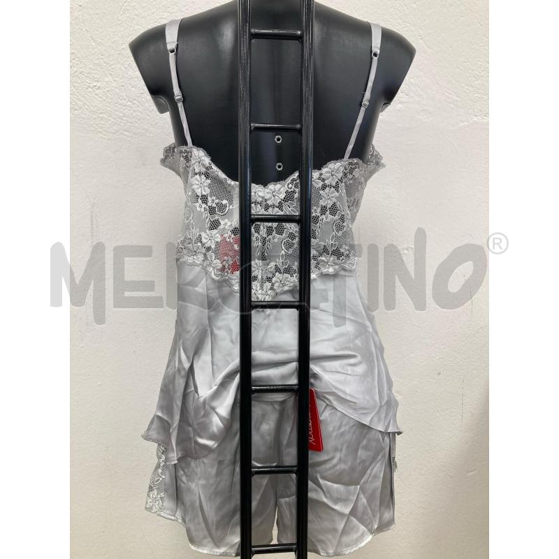 CANOTTA + PANTALONCINO PIGIAMA YAMAMAY GRIGIO PIZZO CARTELLINO | Mercatino dell'Usato Gazzada schianno 2