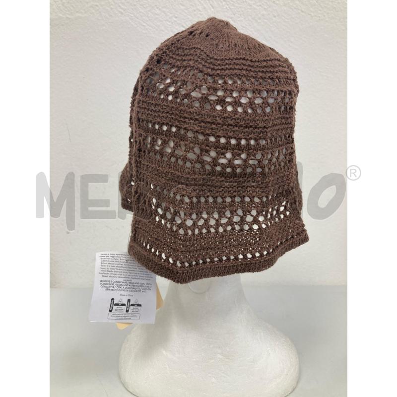 CAPPELLO DONNA ALVIERO MARTINI MARRONE STILE CROCHET NUOVO | Mercatino dell'Usato Gazzada schianno 3