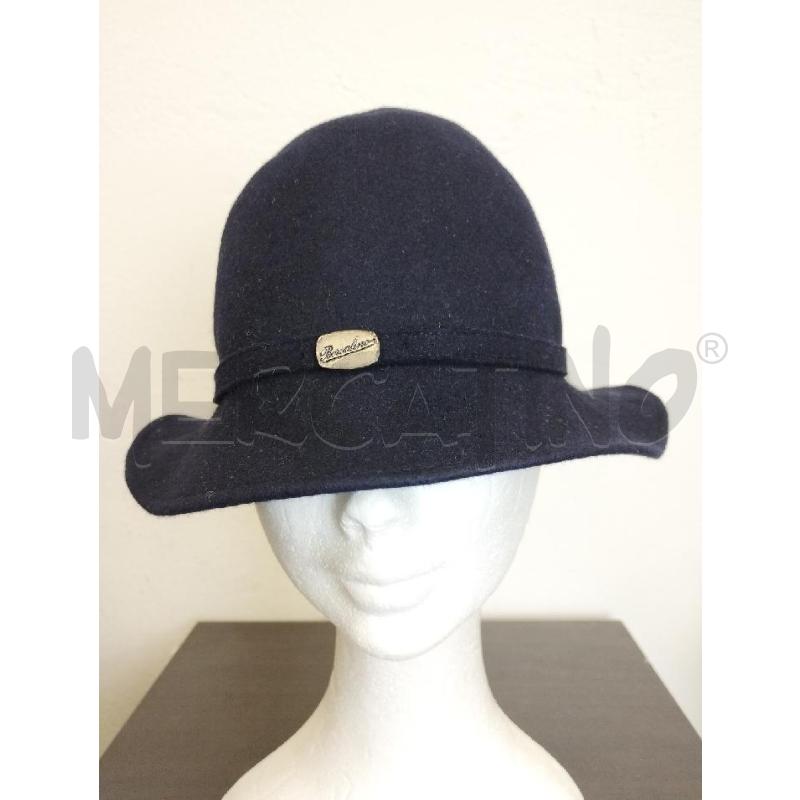 CAPPELLO DONNA BORSALINO BLU | Mercatino dell'Usato Gazzada schianno 1