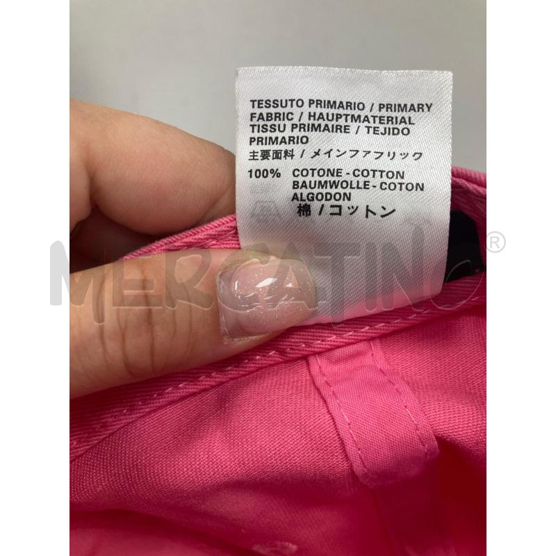 CAPPELLO DONNA DSQUARED2 ROSA SCRITTA BIANCA | Mercatino dell'Usato Gazzada schianno 5