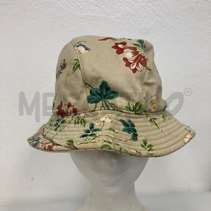 CAPPELLO PESCATORA TOSCA BLU BEIGE FOGLIE | Mercatino dell'Usato Gazzada schianno 2