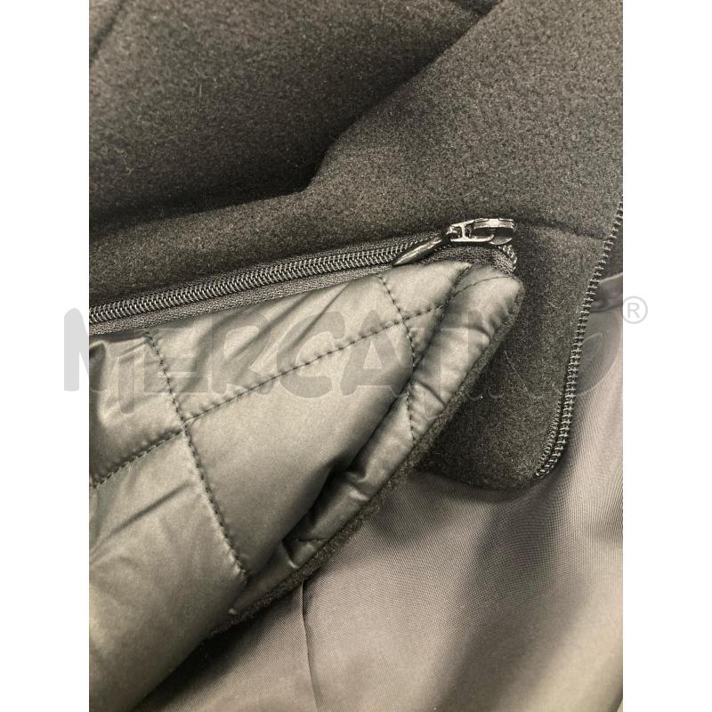 CAPPOTTO DONNA ELENA NERO TRAPUNTATO MANICHE TESSUTO | Mercatino dell'Usato Gazzada schianno 5