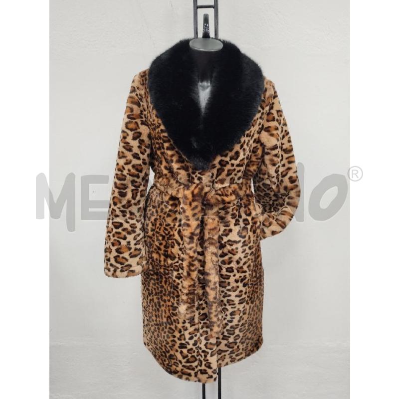 CAPPOTTO DONNA NOLITA BEIGE ANIMALIER DOUBLE FACE | Mercatino dell'Usato Gazzada schianno 3