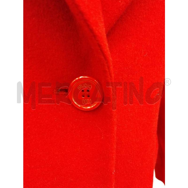 CAPPOTTO DONNA STUDIO 0001 FERRE ROSSO | Mercatino dell'Usato Gazzada schianno 2