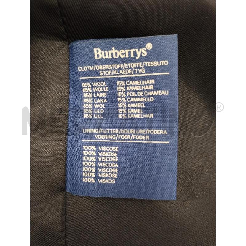 CAPPOTTO UOMO BURBERRY BLU | Mercatino dell'Usato Gazzada schianno 4