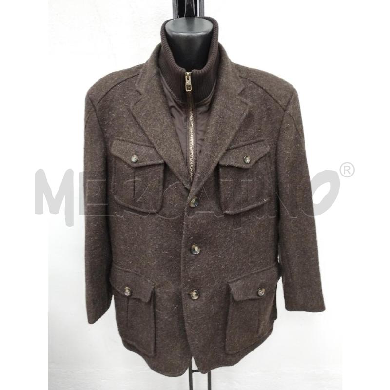 CAPPOTTO UOMO MONTECORE MARRONE  | Mercatino dell'Usato Gazzada schianno 1