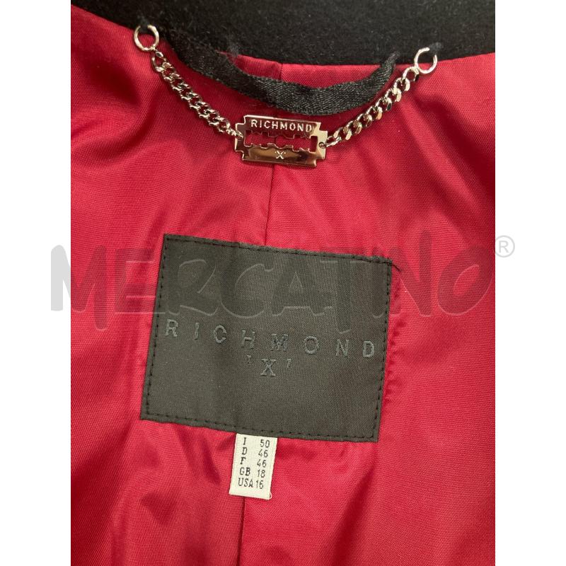 CAPPOTTO UOMO RICHMOND NERO  | Mercatino dell'Usato Gazzada schianno 4