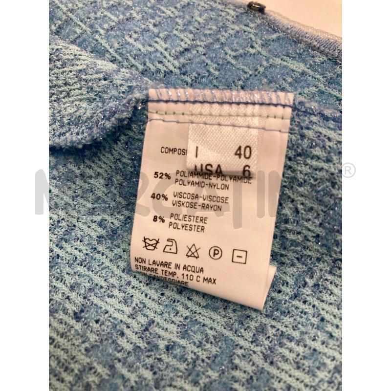 CARDIGAN DONNA CLASS ROBERTO CAVALLI AZZURRO | Mercatino dell'Usato Gazzada schianno 4