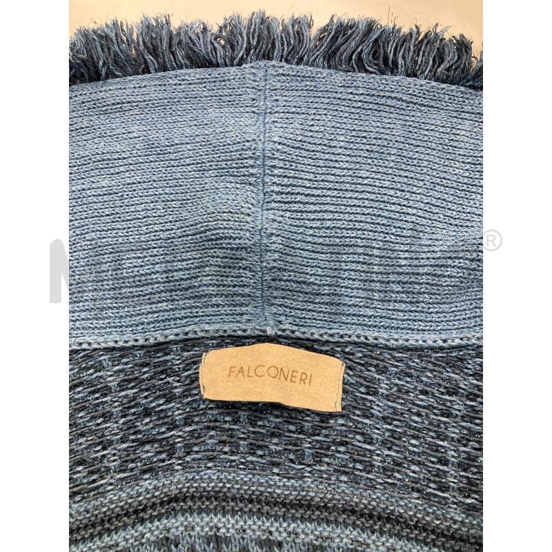 CARDIGAN DONNA FALOCNIERI NERO INTRECCIO BLU | Mercatino dell'Usato Gazzada schianno 3
