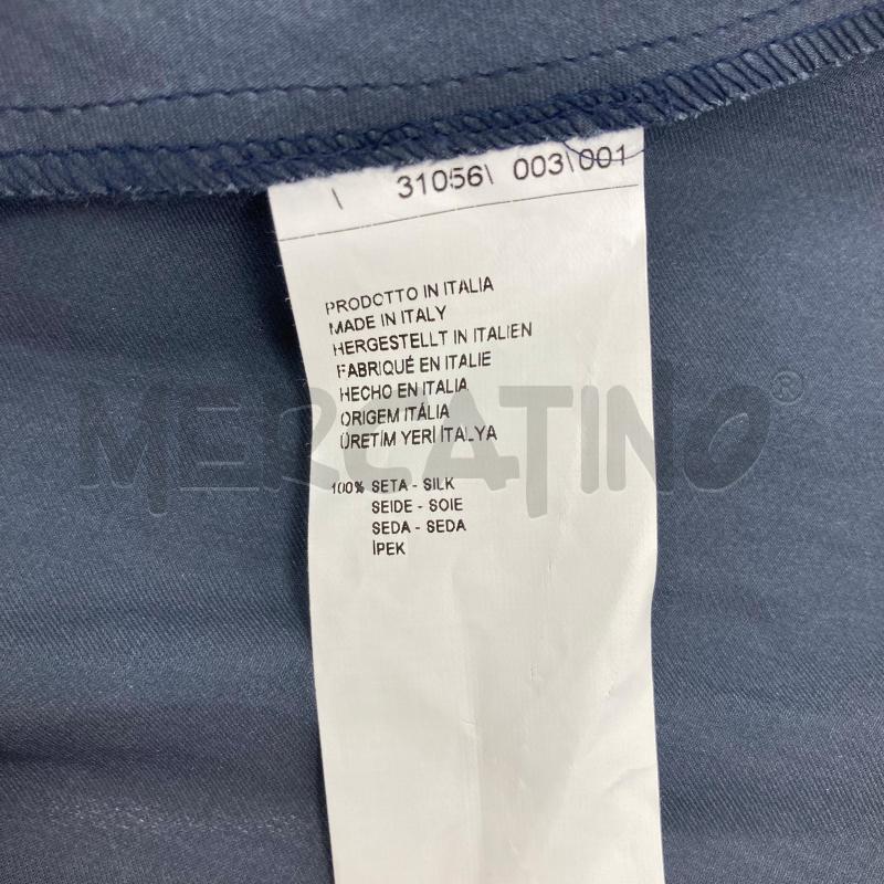 CARDIGAN DONNA GIORGIO ARMANI SETA BLU | Mercatino dell'Usato Gazzada schianno 4