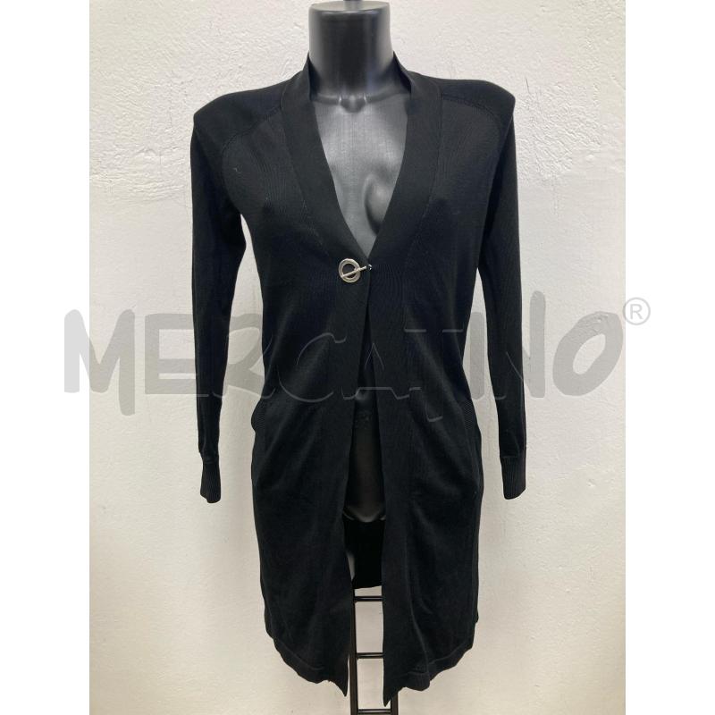 CARDIGAN DONNA GUESS NERO CHIUSURA GANCIO OVALE  | Mercatino dell'Usato Gazzada schianno 1